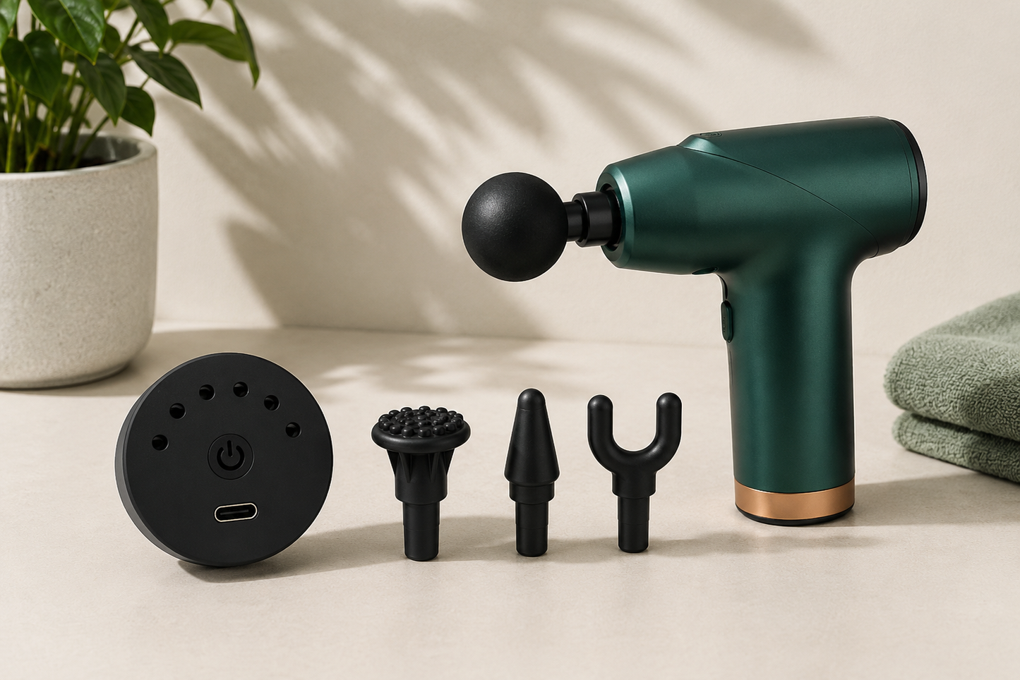 Pistolet de massage musculaire REPCO mini - Récupération express, silencieux, USB